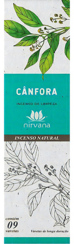 Incenso Natural Cânfora 100% Natural (9 Varetas)