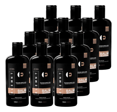 12 Unidades Balm Hidratante Element Alfa Looks 140ml