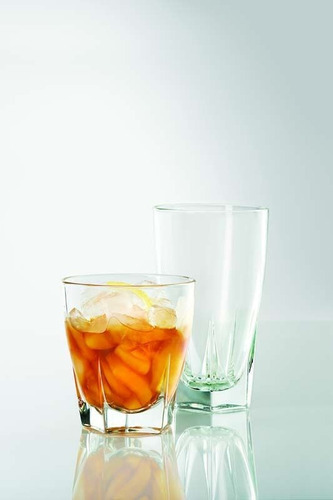 Camelot Juego De 6 Vasos De Vidrio 330 Ml. Color Transparente