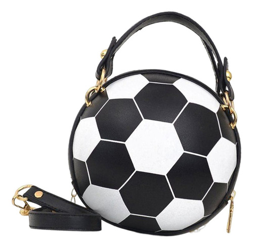 Bolso Bandolera En Forma De Fútbol Con Cadena Extraíble Pu