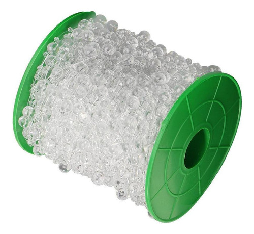 W 60m Perla 80mm+ 3mm Estrella Falso Cuerda Aplique Boda