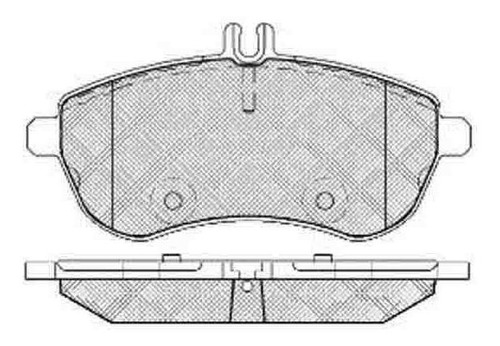 Pastilla De Freno Mercedes Benz ---clase C 180-200-250-300-3