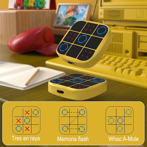 Juego Electrónico Portátil 4 En 1, Consola De Juegos