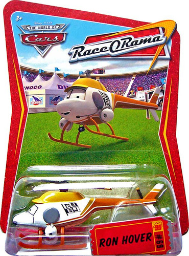 Disney Cars Carros Ron Hover 69 Race O Rama Mattel