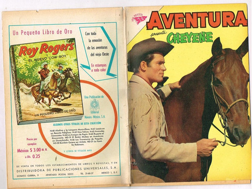 Cheyene  Aventura 233 1962  Comic Novaro Dificil!!