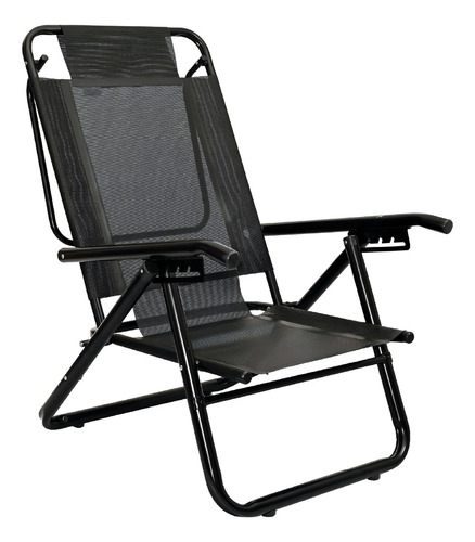Reposera Playera Baja Aluminio Descansar 80052 5 Posiciones