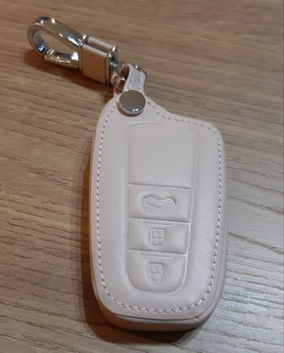 Capa Couro Para Chave De Presença Toyota Corolla Altis Xei