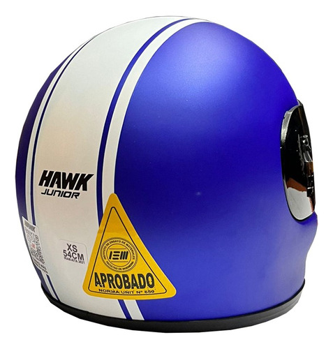 Casco Niño/niña Integral Moto Hawk Naranja Mate - Nany Motos