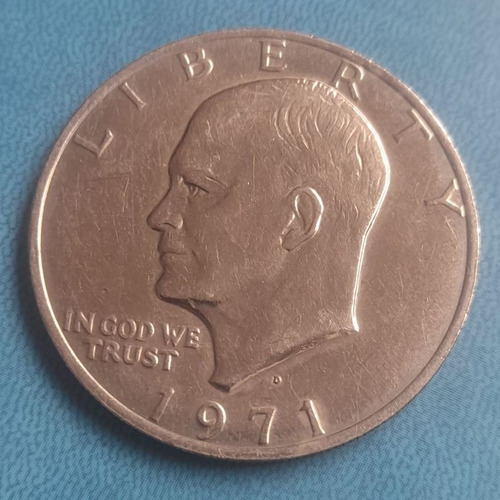 Moneda One Dollar - Eisenhower 1971 D - Estados Unidos