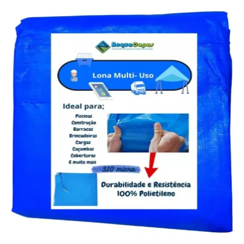 comprar Lona Polietileno 5x5 Grossa 300 Micras Multiuso Impermeável