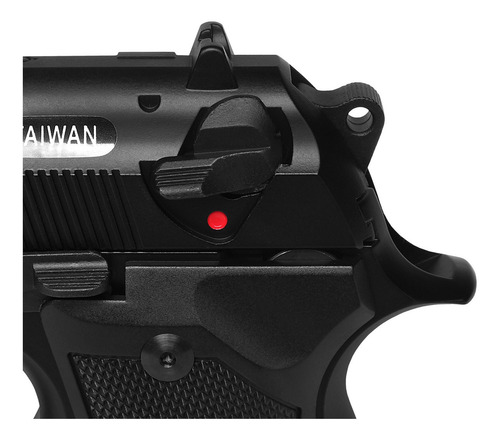 Pistola De Airsoft À Gás Gbb M9a1 Blowback 6mm + 5 Green Gas