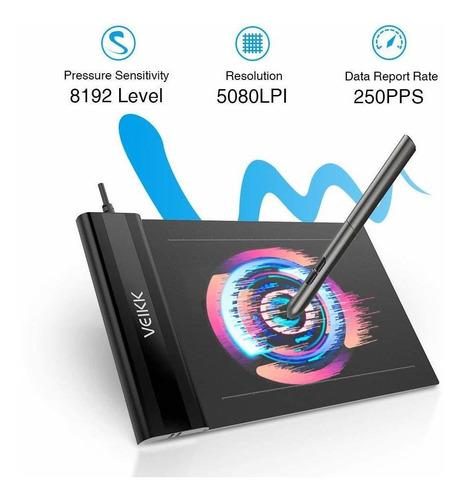 Imagen 8 de 9 de Tableta Grafica Digitalizadora Veikk S640 6x4 + Android
