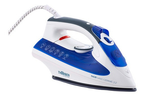 Imagen 1 de 7 de Plancha Thorben Nano Ceramic 2.2 Color Blanco