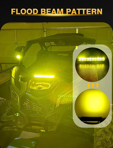 Barra De Luz Led De 11 Pulgadas Para Camión, Haz De 9038712