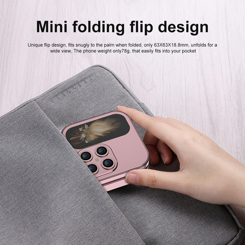 P Nuevo Teléfono Móvil Plegable Servo I17 Mini Dual Sim 2 G