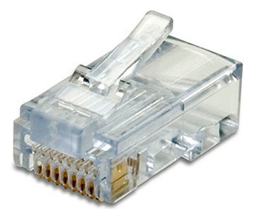 Kit 100 Pçs Atacado Terminal Macho Rj45 Cat5e