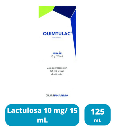 Lactulosa Jarabe 10 G Quimtulac Frasco Con 125 Ml Quimpharma