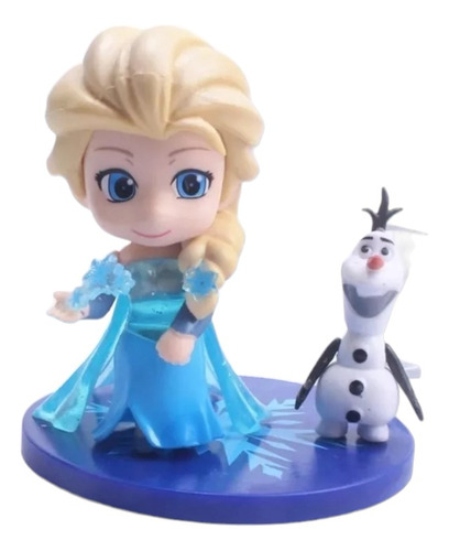 Frozen Princesa Elsa Muñeca Figura Colección + Olaf Juguete 