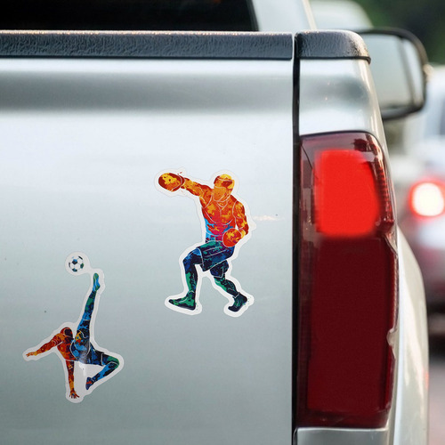 Pegatinas De Fútbol Con Grafiti Deportivo Para Monopatín, 10