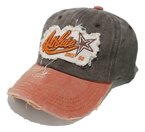 Gorra Gorro Visera Importada Athlete Star Inversionesjt Salmon/marron Regulable
