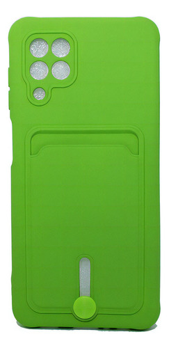 Capa proteção de câmera emoldurada Kamecase KameCard verde para Samsung Galaxy Galaxy a22 4g / m32 de 1 unidade