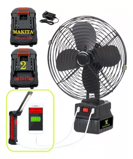 Mini Ventilador Portatil 6,2 Baterías Makita, Banco Energía