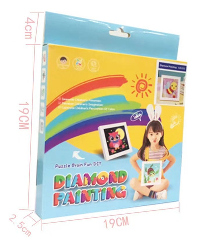 Children Cartoon Diamond Handmade Diy Sticker Art