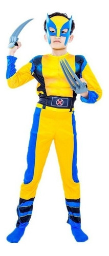 Disfraz De Niño Wolverine For Cosplay Mono For Children X-me