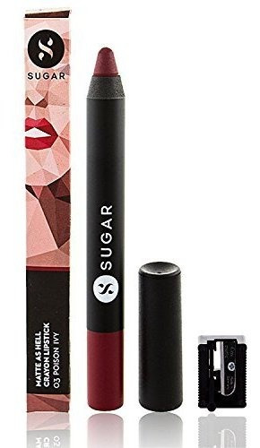 Lápiz Labial Mate Sugar Cosmetics, Tono Poison Ivy.