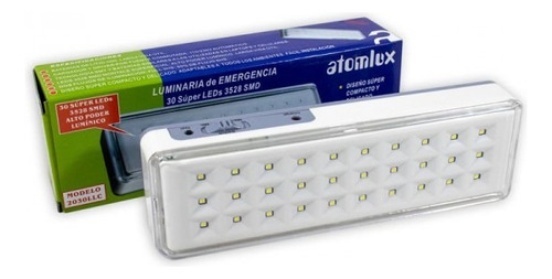 Plafón De Emergencia 30 Led Smd 3 Horas