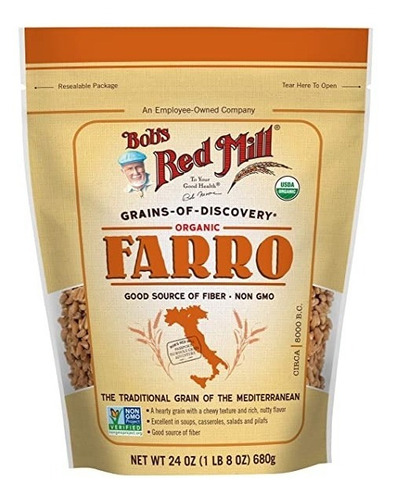 Bob's Red Mill Organic Farro Grains 680 G