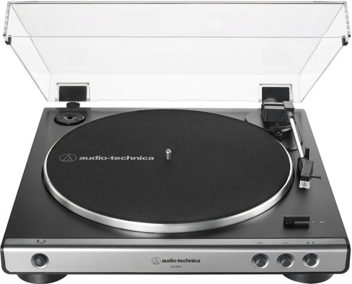 Imagen 4 de 6 de Bandeja Audio Technica At Lp60x Gris Metálico Automática