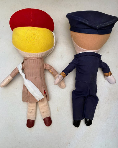 Emirates Peluches Capitan Y Azafata Edición Limitada Beige (Usado)