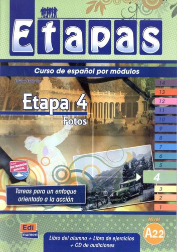 Etapas etapa 4 - A2.2 - Alumno + CD, de Equipo Entinema. Editora Distribuidores Associados De Livros S.A., capa mole em español, 2009