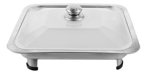 Sartén Para Asar Pescado Con Tapa De Acero Inoxidable,