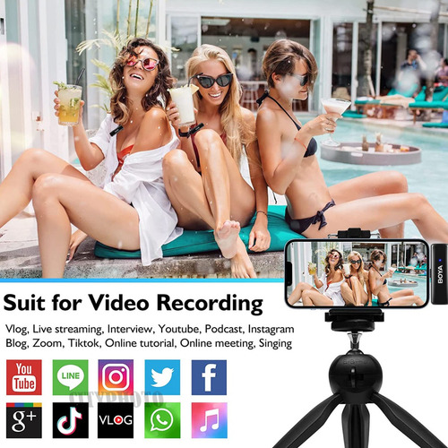 Micrófono Inalámbrico Doble Boyalink iPhone Camara Tipo C