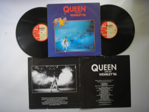 Lp Vinilo Queen Live At Wembley 86 Edicion Colombia 2lp 1992