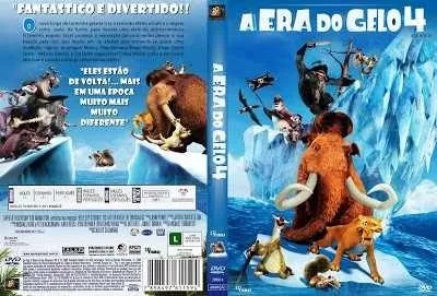 Dvd a Era do Gelo 1, 2, 3 e 4  Item Infantil Dvd Usado 79303193