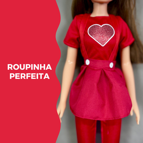 Gi Neto Boneca Aventureira Vermelha Youtuber Nova Boneca