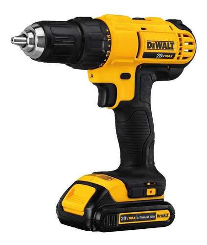 Kit Taladro Dewalt 20v Litio Dos Baterias Y Bolso