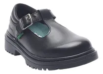 Comprar Zapato Niños Kickers Kilah Colegial Cuero Negro Pre