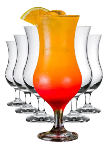 Jogo Kit 06 Taças Vidro Coquetel Windsor 355ml Barman