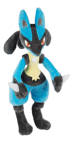 Pokemon   Peluche De Lucario  Tamaño Grande De 12 Pulgadas