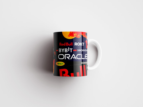 Taza Plástica Max Verstappen Red Bull Nº1 Formula 1 F1