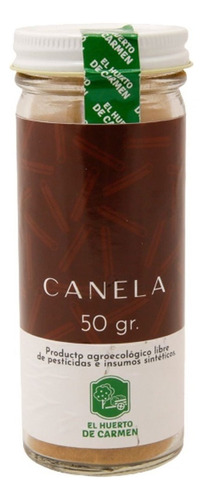 Canela Molida Orgánica 50g Huerto De Carmen Agroecológica