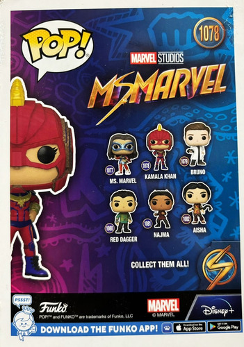 Funko Pop Kamala Khan Ms. Marvel #1078