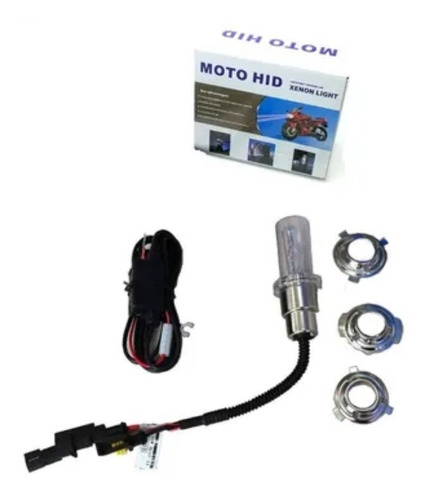 Imagen 1 de 4 de Kit Luces Hid Moto 8000k 35w Universal, Somos Tienda !!!