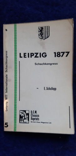 Torneo De Ajedrez Leipzig 1877 Schallopp