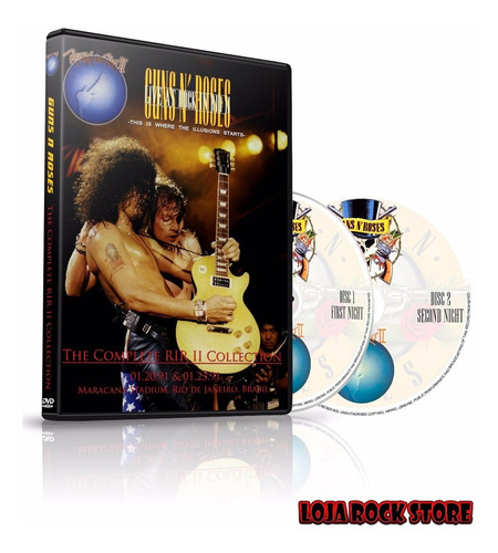 Dvd Duplo - Guns N' Roses Rock In Rio Ii