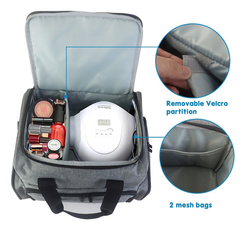 Caja De Almacenamiento De Esmalte De Uñas Bolsa De Cosmético